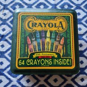 Vintage 1903 - 1993 Crayola 90th Anniversary Tin with 64 crayons
